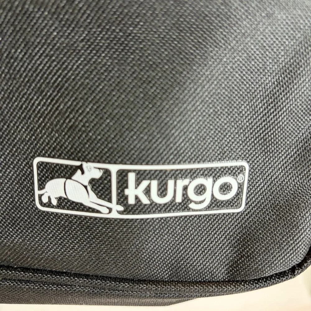 Kurgo Black Travel Organizer Bag – Laptop/Work Tote – Added Long Strap